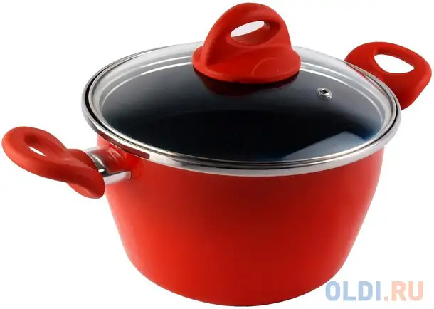 Кастрюля с крышкой vitrinor pomodoro 16, фотография 1