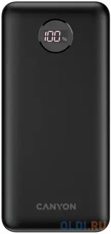 Canyon  pb-2002 power bank 20000mah li-poly battery, input type-c 5v3a,9v2a,18w, фотография 1