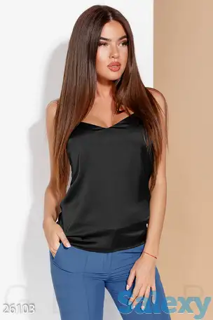 Свободный шелковый топ, фотография 1