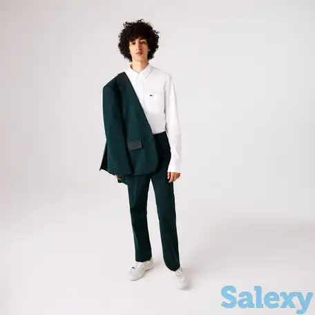 Мужская рубашка lacoste slim fit из органического хлопка, фотография 1