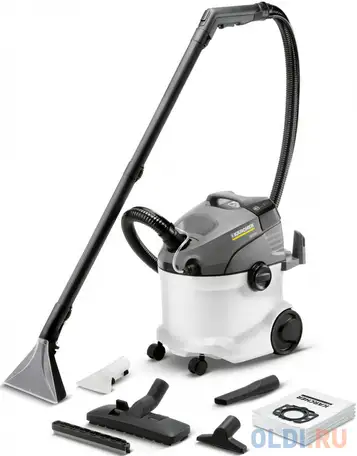 Пылесос karcher se 6.100 сухая влажная уборка белый черный, фотография 1