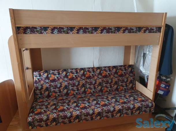 Продается двухъярусная кровать с диваном, фотография 5