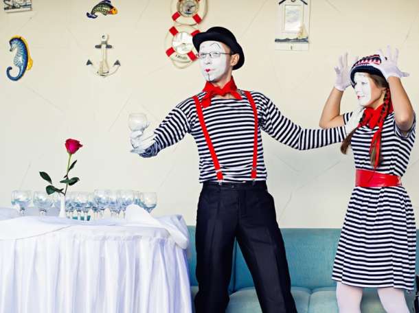 Мимы, живые статуи , фотография 2