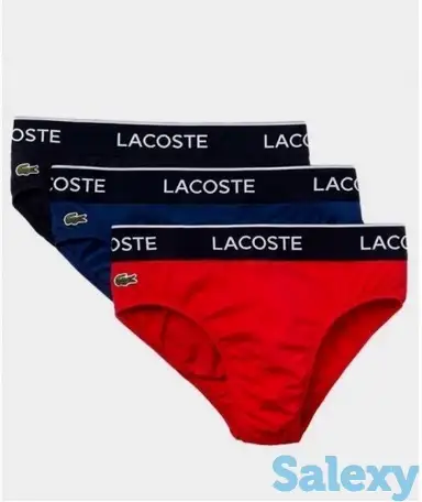 Мужское нижнее бельё lacoste (3 шт.), фотография 1