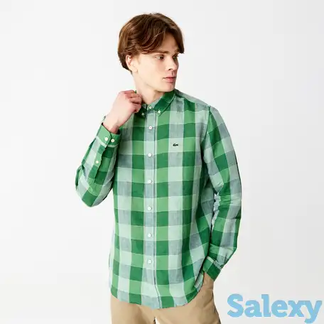 Мужская рубашка lacoste slim fit, фотография 1