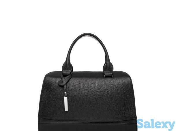 Женская кожаная сумка emra black, фотография 1