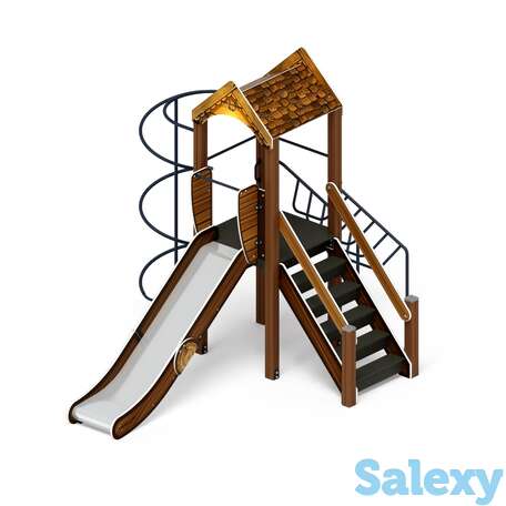 Детский игровой комплекс «играйте с нами (город)» дик 2.01.1.04-02 h=1200, фотография 1