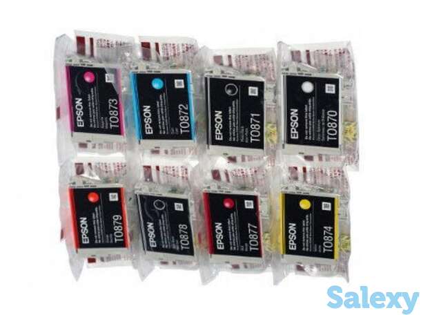 Комплект оригинальных картриджей для epson stylus photo r1900, фотография 1