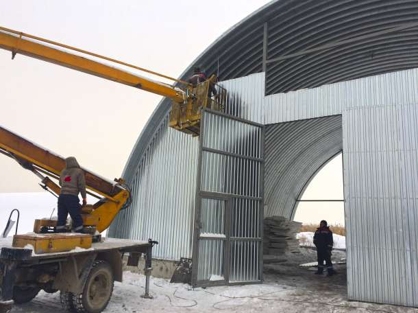 Строительство бескаркасных ангаров под СТО, фотография 3