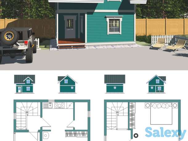 Дачные домики, загородные дома, фотография 6