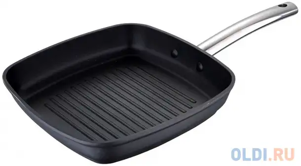 Сковородка-гриль bergner bgmp-3510 28/28 алюминий, фотография 1