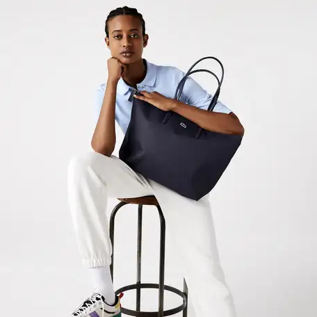 Женская сумка-тоут lacoste l.12.12 concept на молнии, фотография 1