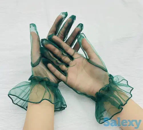 Перчатки сеточка удлиненные в Алматы. Доставка. В наличии, фотография 3