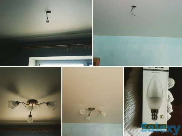 Установка сборка люстры, фотография 4