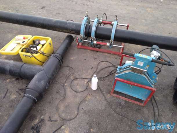 Пайка ПЭ труб диаметров от 63мм до 500мм, фотография 1