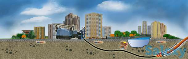 ГНБ горизонтально направленное бурение в Казахстане, фотография 1