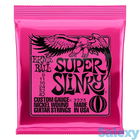 Струны для электрогитары ernie ball super slinky p02223, фотография 1