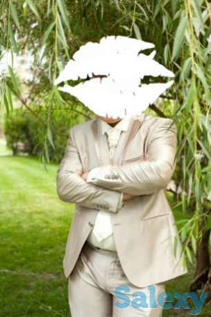 Мужской костюм с рубашкой и галстуком, фотография 1