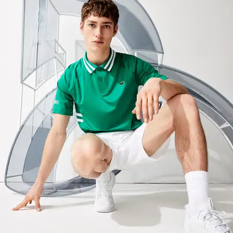 Мужское поло lacoste sport x novak djokoviс, фотография 1