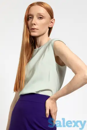 Базовая блузка из вискозы vassa&co, фотография 1