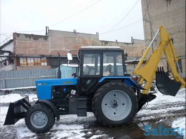 Экскаватор-бульдозер на базе трактора МТЗ 