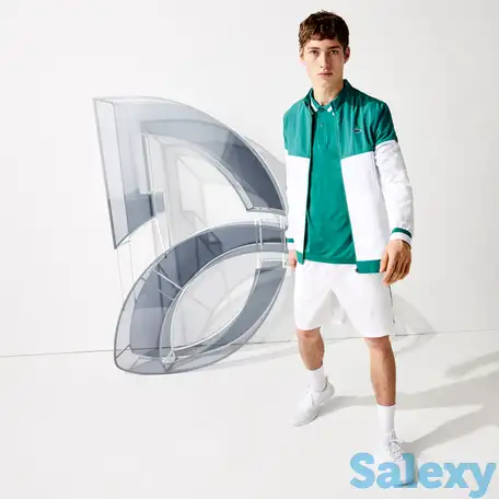 Мужская куртка lacoste sport x novak djokovic на молнии, фотография 1