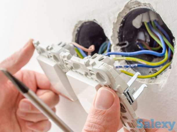 Установка розеток, выключателей, фотография 3