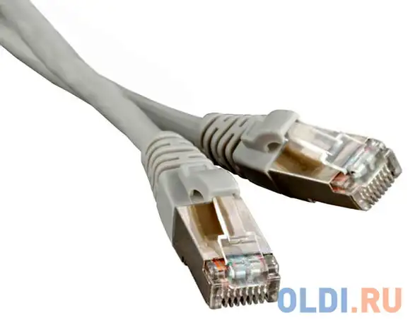 Hyperline pc-lpm-stp-rj45-rj45-c6-2m-lszh-gy патч-корд f/utp, экранированный, cat.6, lszh, 2 м, серы, фотография 1