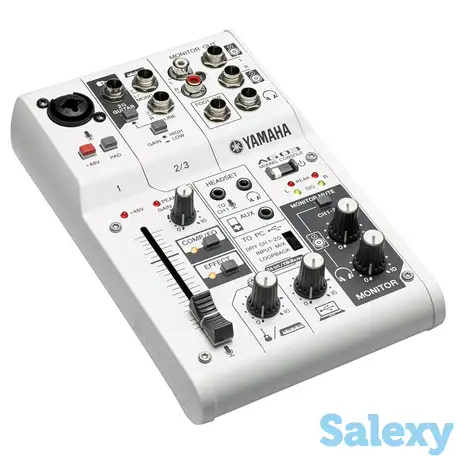 Аналоговый микшерный пульт yamaha ag03, фотография 1