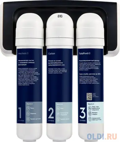 Фильтр для очистки воды electrolux istream totalpure x-3 pf, фотография 1