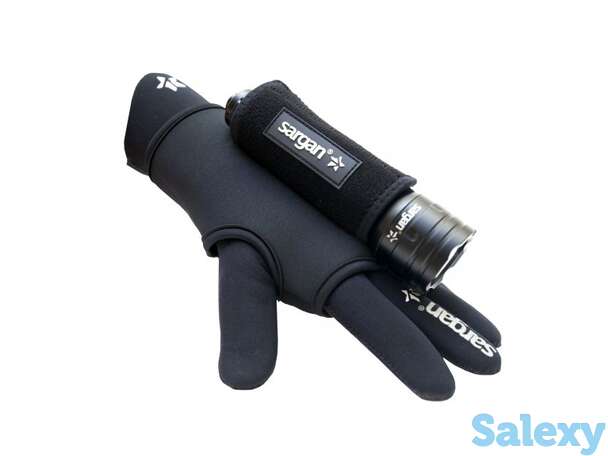 Держатель подводного фонаря спрут 2.0 полуперчатка черная, р-р, фотография 1