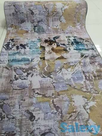 Тренд ковровая дорожка с красками, коврик метражом 120см, фотография 4