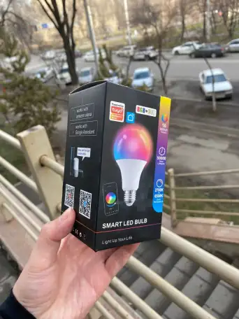 Умная лампочка 15W Яндекс Алиса, Маруся, Google Assistance, фотография 2