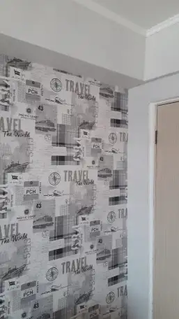 Поклейка обоев, фотография 9