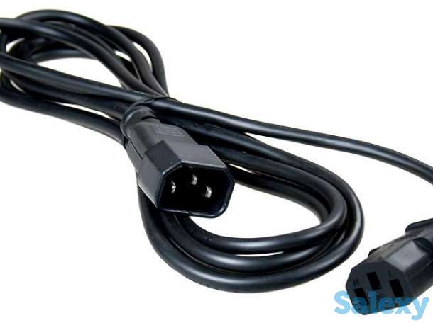 Сетевой кабель питания ИБП, удлинитель кабеля питания ПК 1.8м, фотография 3