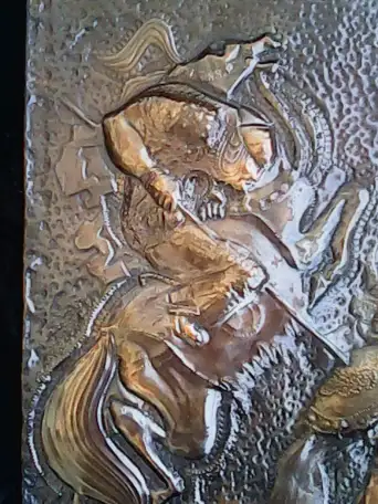 Панно-чеканку для интерьера продам. Медь. Ручная работа., фотография 3