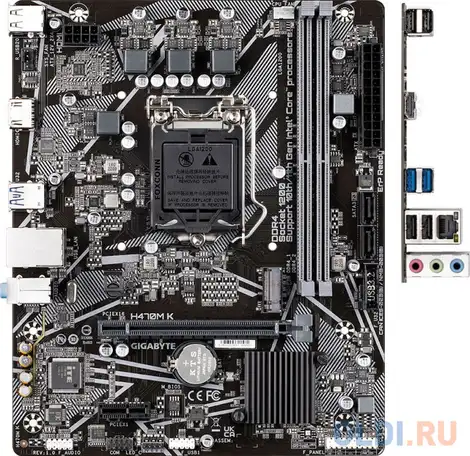 Материнская плата gigabyte h470m k, фотография 1