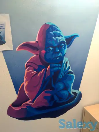 Роспись стен,  дизайн интерьеров., фотография 2