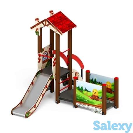 В гостях у сказки - дик 1.05.01-05.с - игровой комплекс h=900, фотография 1