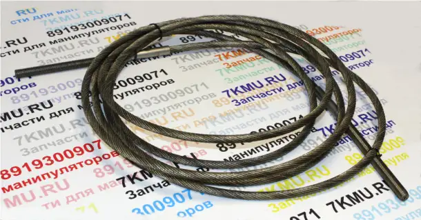 Трос задвижения стрелы КМУ  Tadano ZF304 вар.2, фотография 1