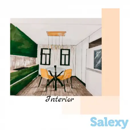 Офф лайн и онлайн курсы рисования и дизайна Fashion sketch, Портрет, Интерьер., фотография 5