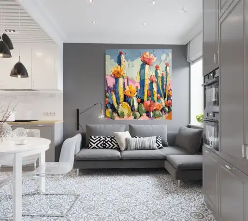 Интерьерная картина ручной работы. Декор на стену. Абстракция, фотография 2