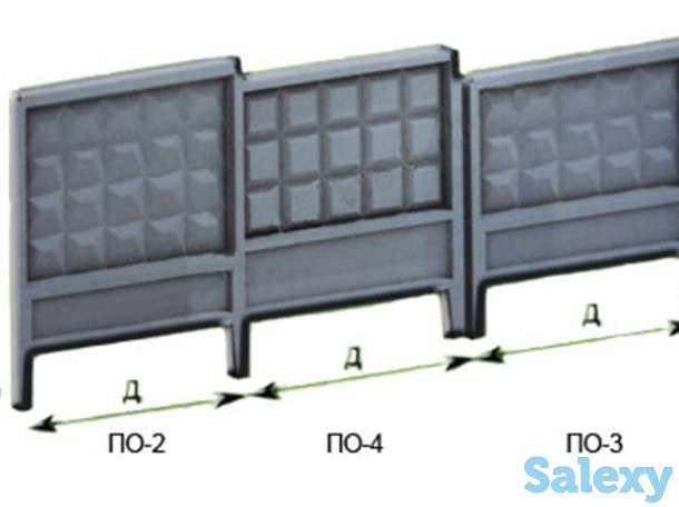 Формы панелей забора ПО, фотография 1