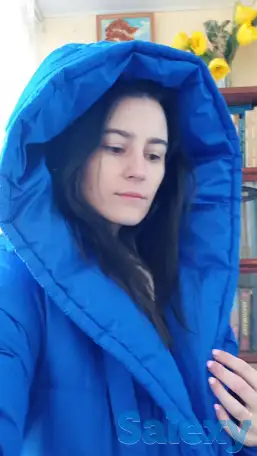 Пуховик стильный женский, фотография 7