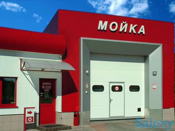 Промышленные секционные ворота для автомойки в Алматы, фотография 2