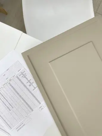 Изгoтовлeниe мебeльных фасадов МДФ в плёнкe ПВX, черновые, крашеные, фотография 5