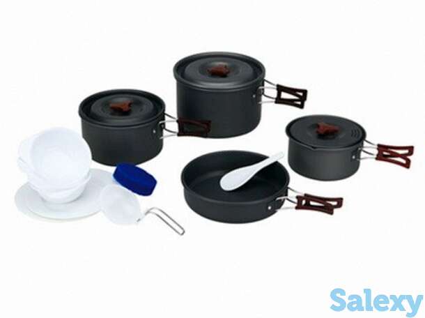 Набор посуды туристический fire-maple fmc-206 из анодированного алюминия, фотография 1