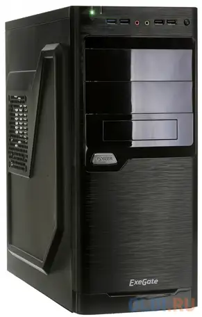 Корпус atx exegate xp-330u 500 вт чёрный ex272729rus, фотография 1