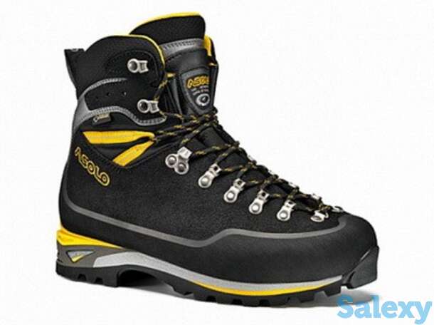 Треккинговые ботинки asolo piolet gv mm black/dk. silver, фотография 1