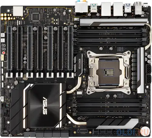 Pro ws x299 sage ii /lga-2066,x299 ii,8dimm,7pcie, rtl {3}, фотография 1